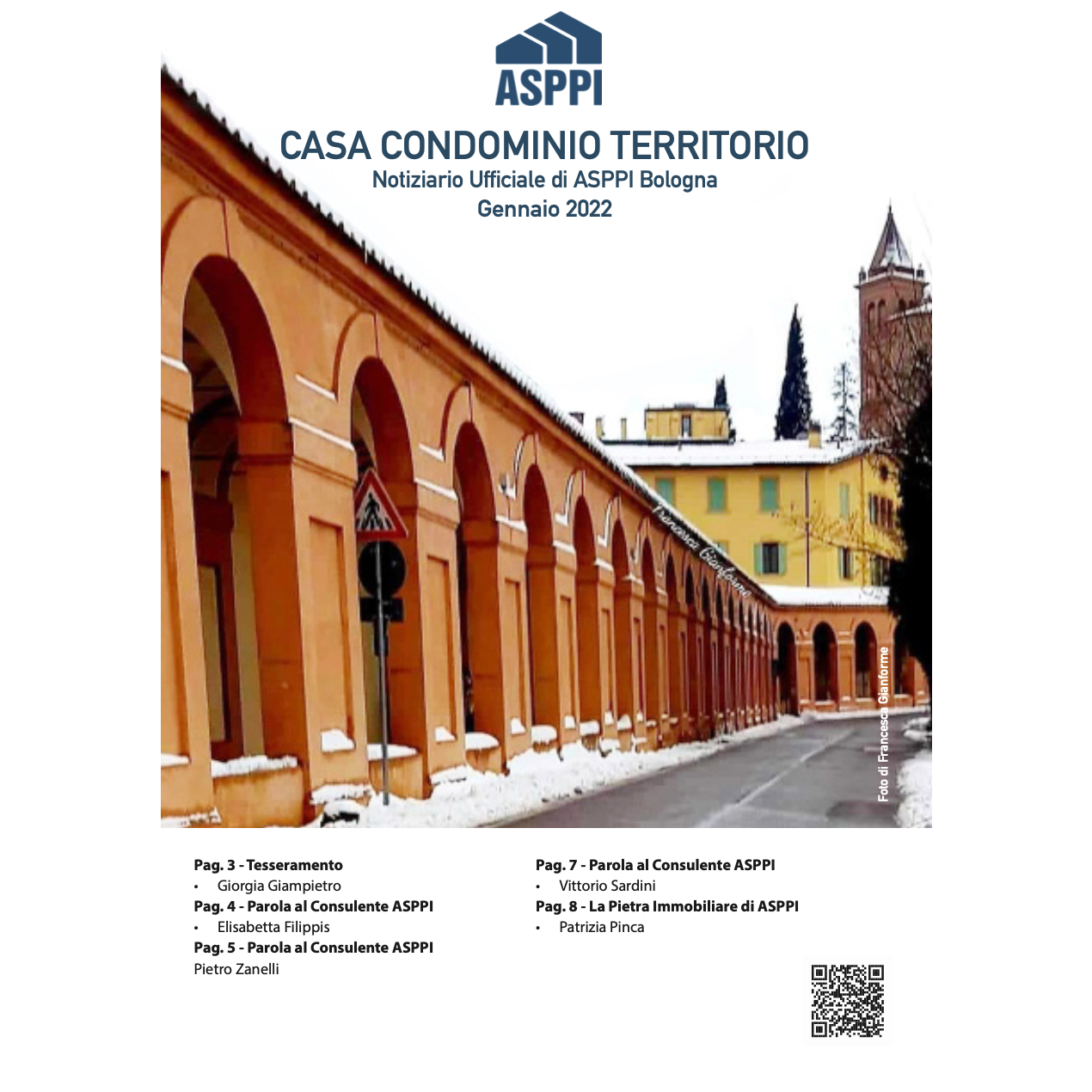 Notiziario ASPPI Bologna“Casa Territorio Condominio – Gennaio 2022”