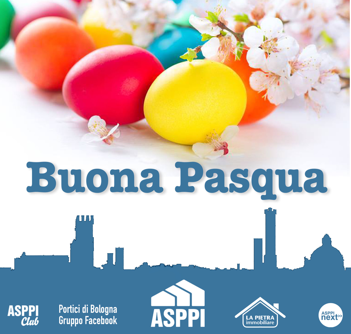 Buona Pasqua da ASPPI – La Pietra Immobiliare – ASPPI Club – Gruppo Facebook Portici di Bologna – ASPPInext