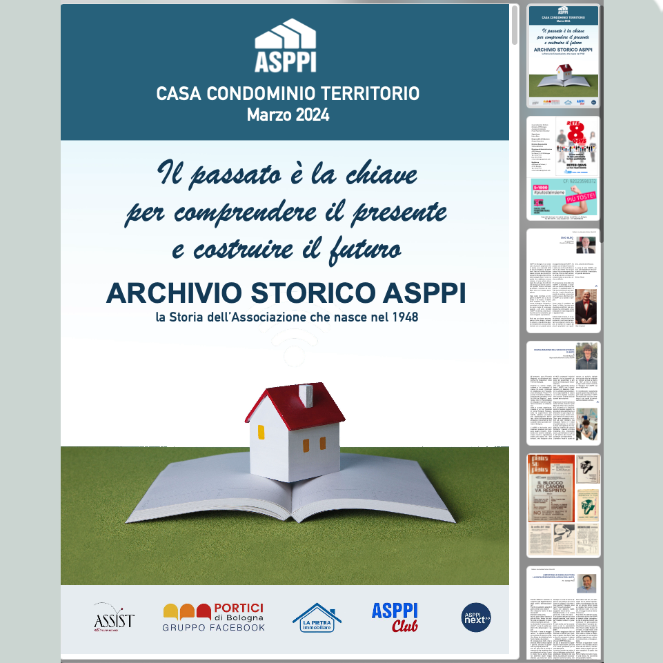 Notiziario ASPPI Bologna “Casa Condominio Territorio” Marzo 2024